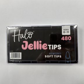 Halo Jellie Tips Almond Sizes 0-11 (480)